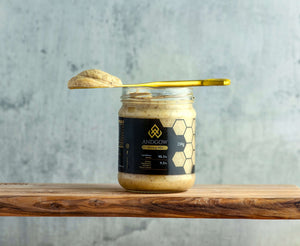 Pure honing versterkt met gember, vlierbloesem, vitamine c en citroen extract